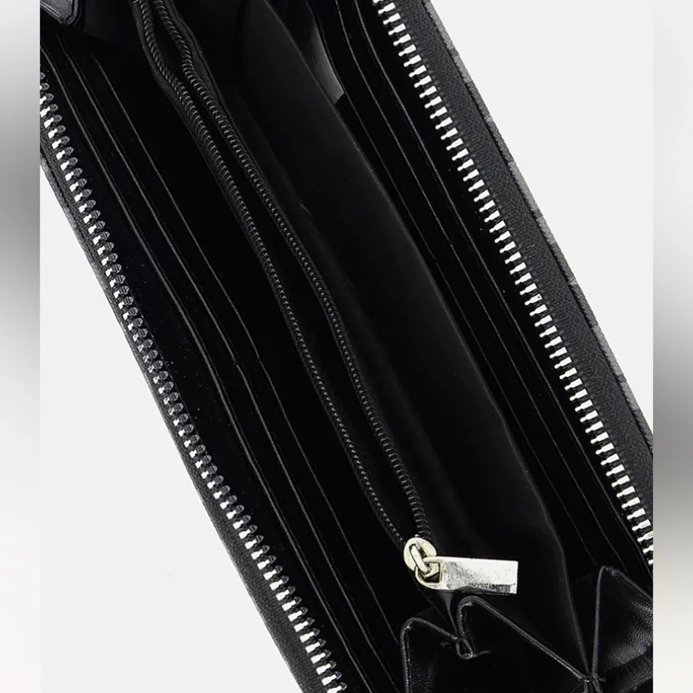 London Fog Adalia Signature Zip Around Wallet